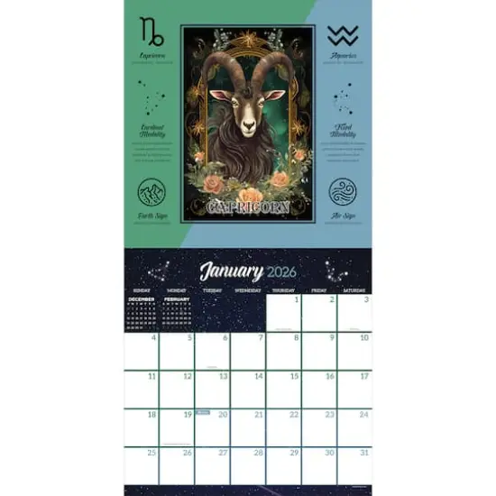2026 Astrology Wall Calendar {3}