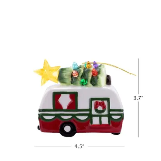 2ct. Ceramic Retro Vehicle Ornaments {5}