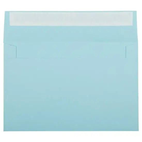 JAM Paper 6" x 9" Colored Peel & Seal Invitation Envelopes, 100ct. Baby Blue {1}