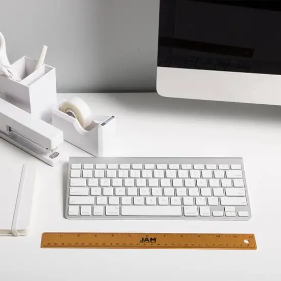 JAM Paper Metallic Stainless Steel Rulers, 12ct. Gold {7}