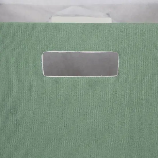 DII&reg; 13" Polyester Solid Storage Cube Artichoke {6}