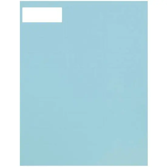 JAM Paper Circular Seal & Rectangular Mailing Address Label Combo Set Baby Blue {5}