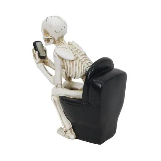 6.5" Skeleton with Toilet Tabletop D&eacute;cor by Ashland&reg; {4}