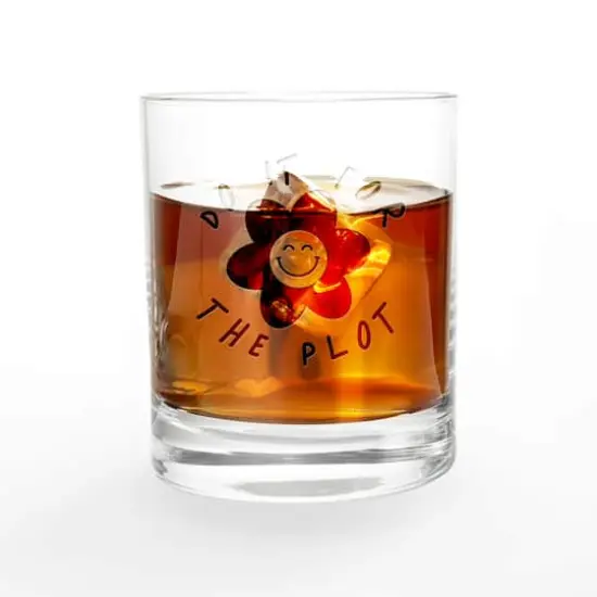 11oz. Do It for the Plot Whiskey Glass {3}