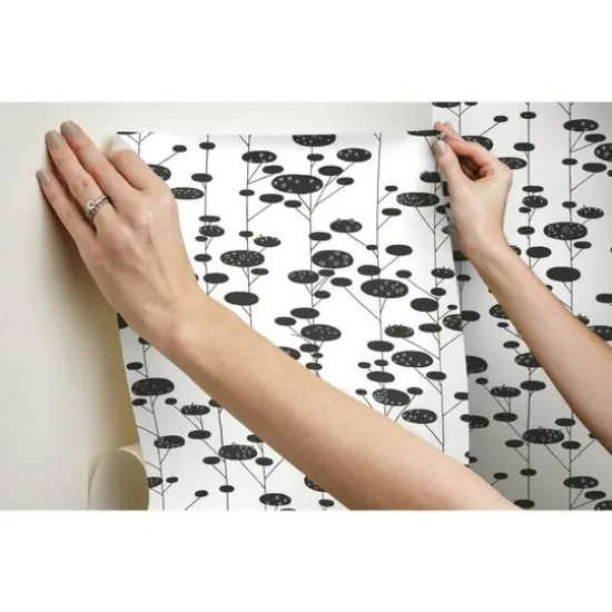 RoomMates Retro Trees Peel & Stick Wallpaper {9}