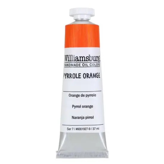 Williamsburg&reg; Artist Oil Colors, 37mL Pyrrole Orange {1}