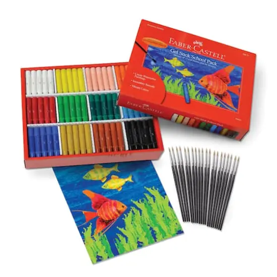 Faber-Castell&reg; 240-Piece Gel Stick School Pack {1}