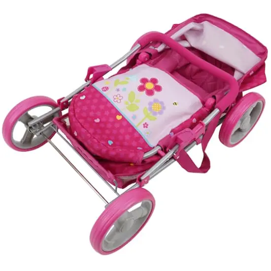 509 Crew Garden Doll Pram with Large Canopy {4}