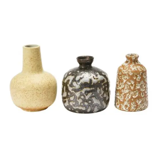 Hello Honey&reg; Reactive Glaze Ceramic Vase Set {1}