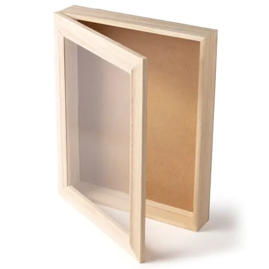 11.7" x 15" Hinged Wood Shadow Box by Make Market&reg; {3}