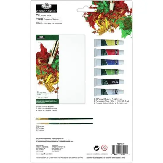 Royal & Langnickel&reg; Essentials&trade; 10 Piece Oil Artist Pack {3}