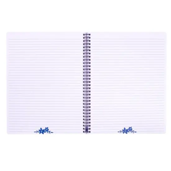 Steel Mill & Co.&reg; Large Blue Watercolor Spiral Bound Notebook {3}