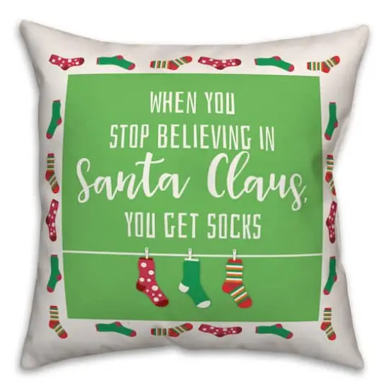 When You Stop Believing 18x18 Throw Pillow {1}