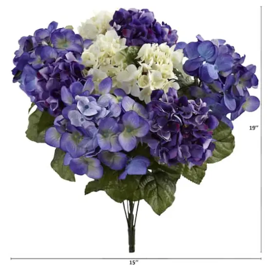 Blue, Purple & White Hydrangea Bush, 3ct. {3}