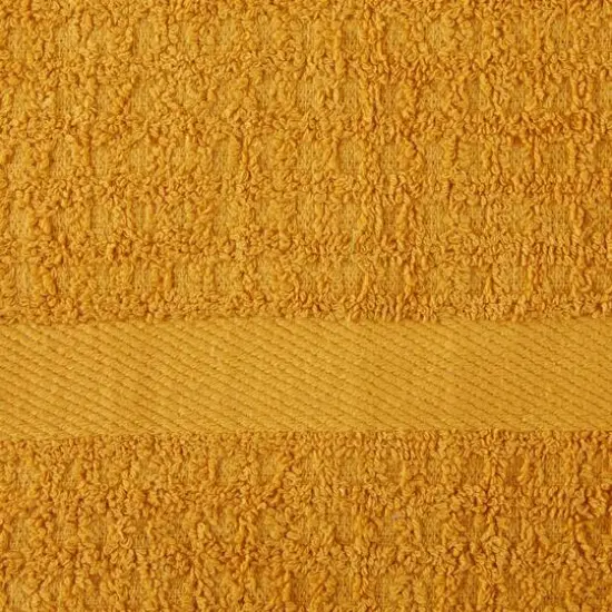 DII&reg; Solid Honey Gold Waffle Terry Dish Towels, 4ct. {6}