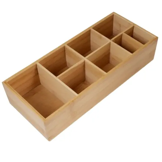 Kitchen Details 8-Compartment Bamboo Caddy {4}