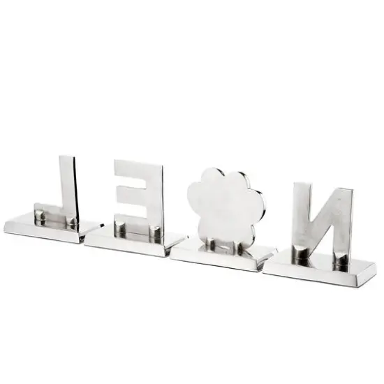 5" Gold Sparkle NOEL Stocking Holders, 4ct. {7}