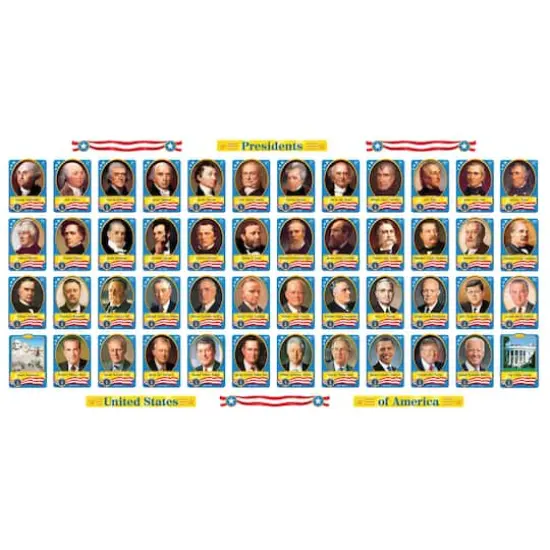 Trend Enterprises U.S. Presidents Bulletin Board Set {4}