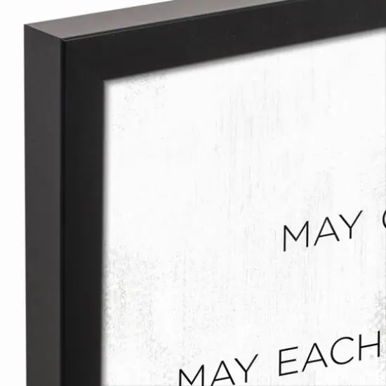 Home Wishes 16" x 20" Black Framed Canvas {4}