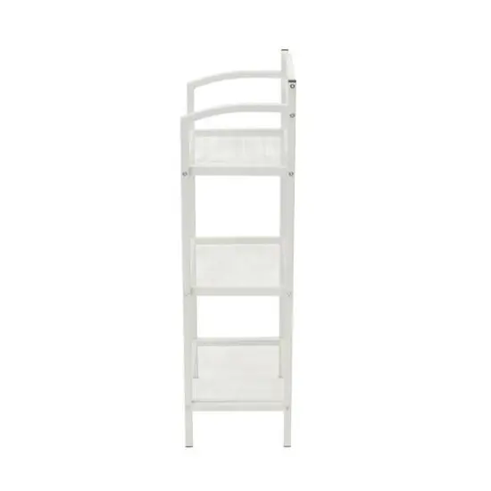 Household Essentials 3-Tier Metal Bathroom Storage Shelf White {7}