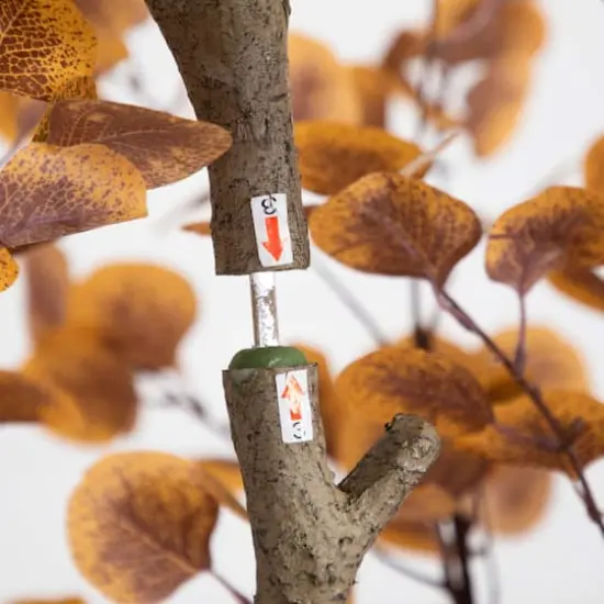 9ft. Potted Artificial Autumn Eucalyptus Tree {8}