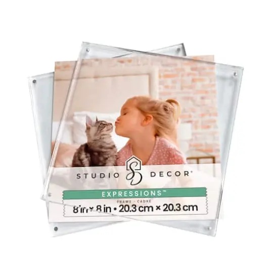 Expressions&trade; Clear Acrylic Block Frame by Studio D&eacute;cor&reg; {4}