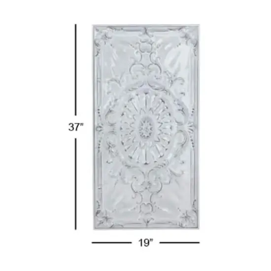 White Iron Vintage Wall Decoration {5}