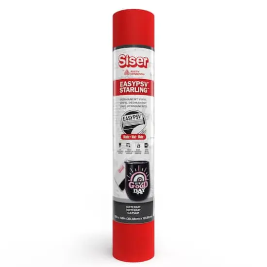 Siser&reg; EasyPSV&reg; Starling&trade; Matte Permanent Adhesive Vinyl by Avery Dennison Ketchup {1}