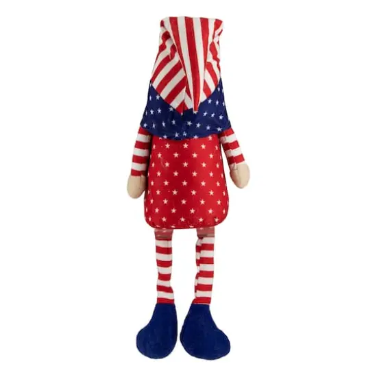 17.7" Sitting Patriotic Boy 4th of July Gnome {6}