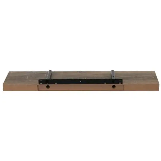 Household Essentials Floating Wall Shelf Brown {9}