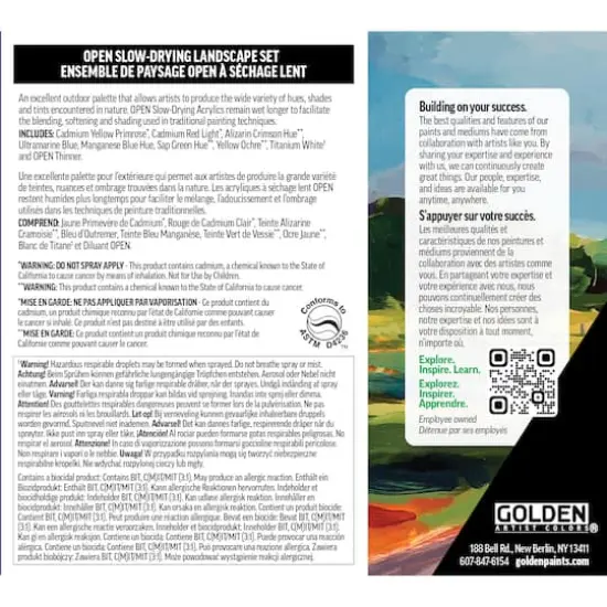 Golden&reg; OPEN Slow-Drying Acrylics Landscape Set {11}