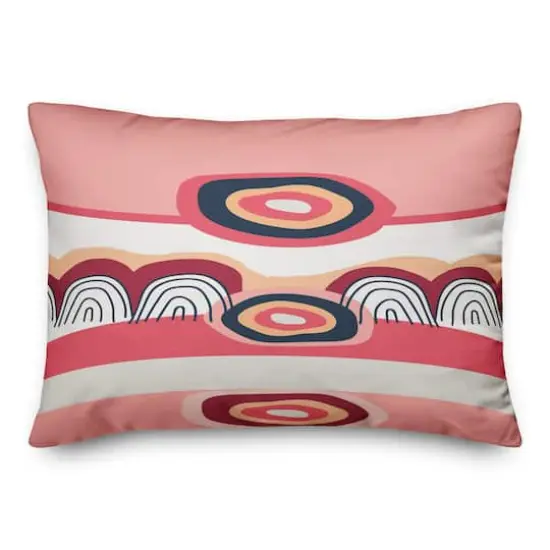 Funky Wave Pattern Throw Pillow {1}