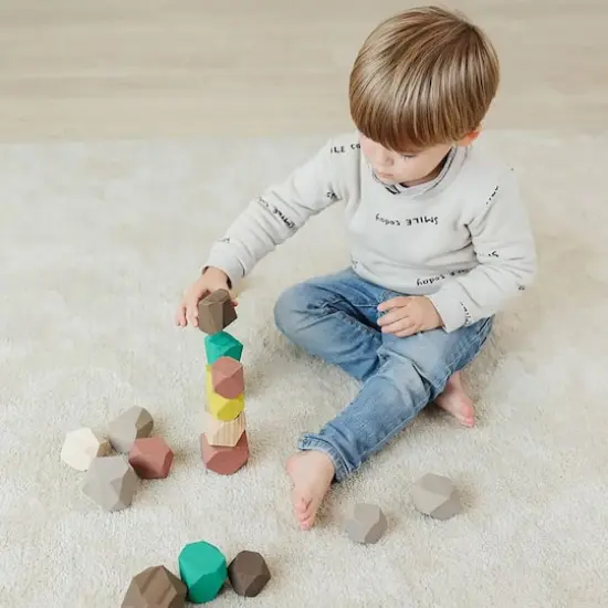 Miniland Towering Wooden Stones {5}