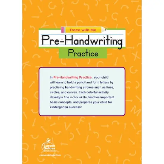 Thinking Kids Trace with Me Pre-Handwriting Practice Activity Books, 3ct. {4}