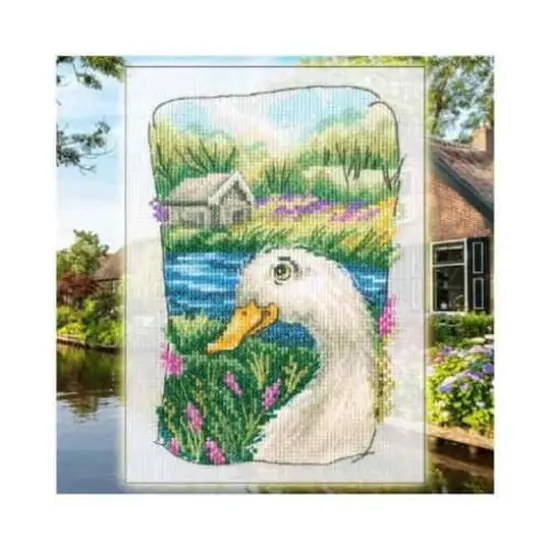 RTO Cross-stitch Kit "Grandmother's old garden" {3}