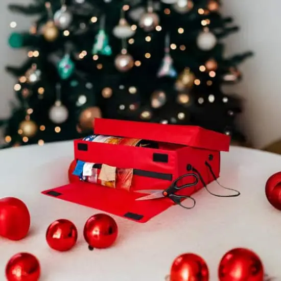 Santa's Bags Ribbon Storage Box {1}