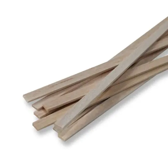 Guillow's 1/8" x 3/8" x 36" Balsa Wood Slats, 10ct. {1}