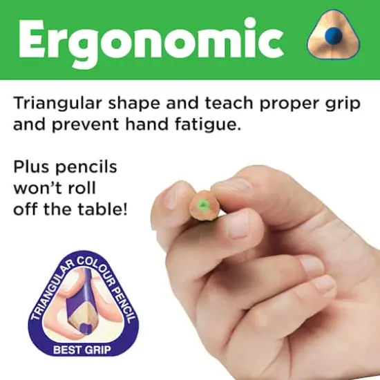 Faber-Castell® 240-Piece Triangular Colored EcoPencils School Pack {9}