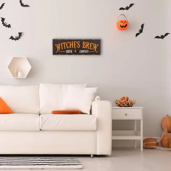 24" Halloween &ldquo;Witches Brew" Wood Wall Sign {3}