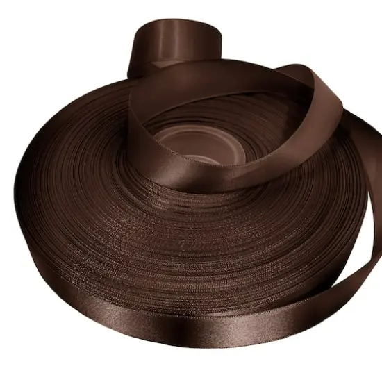 Gwen Studios Double Faced Satin Ribbon Brown {4}