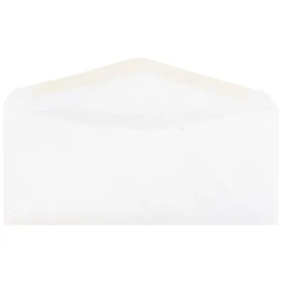 JAM Paper 4" x 9.5" White Business Envelopes, Bulk {3}
