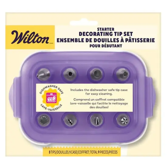 Wilton&trade; 9-Piece Starter Decorating & Piping Tip Set {1}