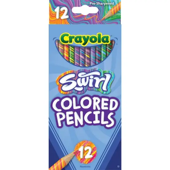 Crayola&reg; SWIRL Colored Pencils, 12 Packs of 12 {3}