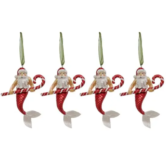 National Tree Company Santa Merman Ornaments, 4ct. {1}