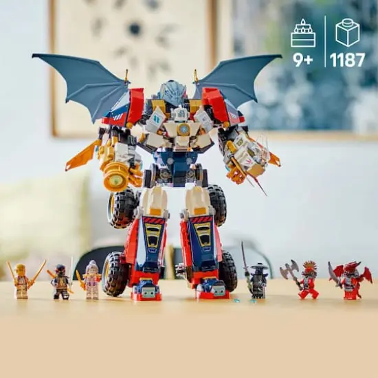 LEGO&reg; NINJAGO&reg; Zane&rsquo;s Ultra Combiner Mech Toy 4-in-1 Building Set 71834 {5}