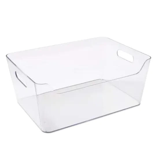 Large Clear Open Storage Bin by Simply Tidy&reg; {8}