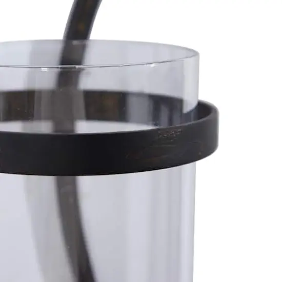 Black Iron Traditional Candle Wall Sconce, 25" x 10" x 6" {4}