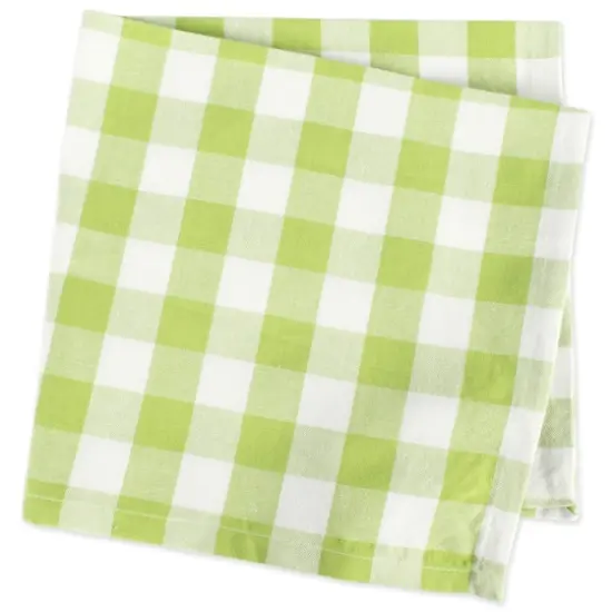 DII&reg; Green Apple & White Check Cloth Dinner Napkins, 6ct. {4}
