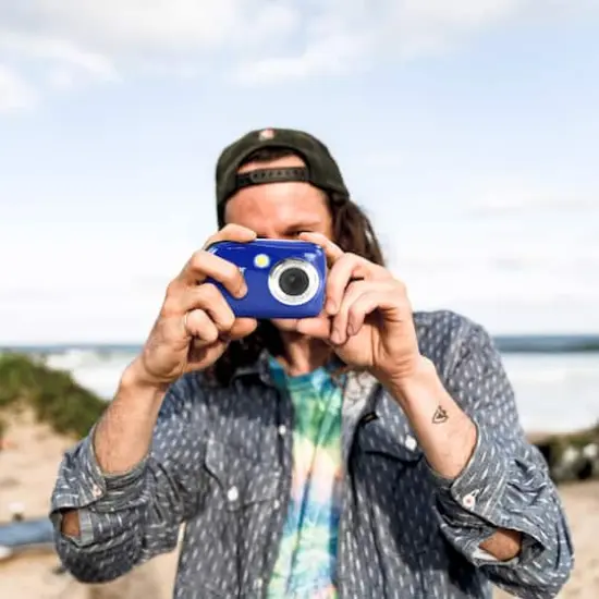 Vivitar Vivicam Blue F122 14.1 Megapixel Digital Camera {4}