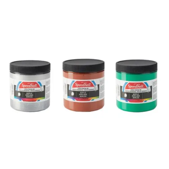 Speedball&reg; Acrylic Screen Printing Ink, 8oz. Process Magenta {2}